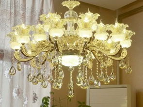 丹东灯饰精选 客厅、餐厅与水晶艺术吊灯的搭配指南